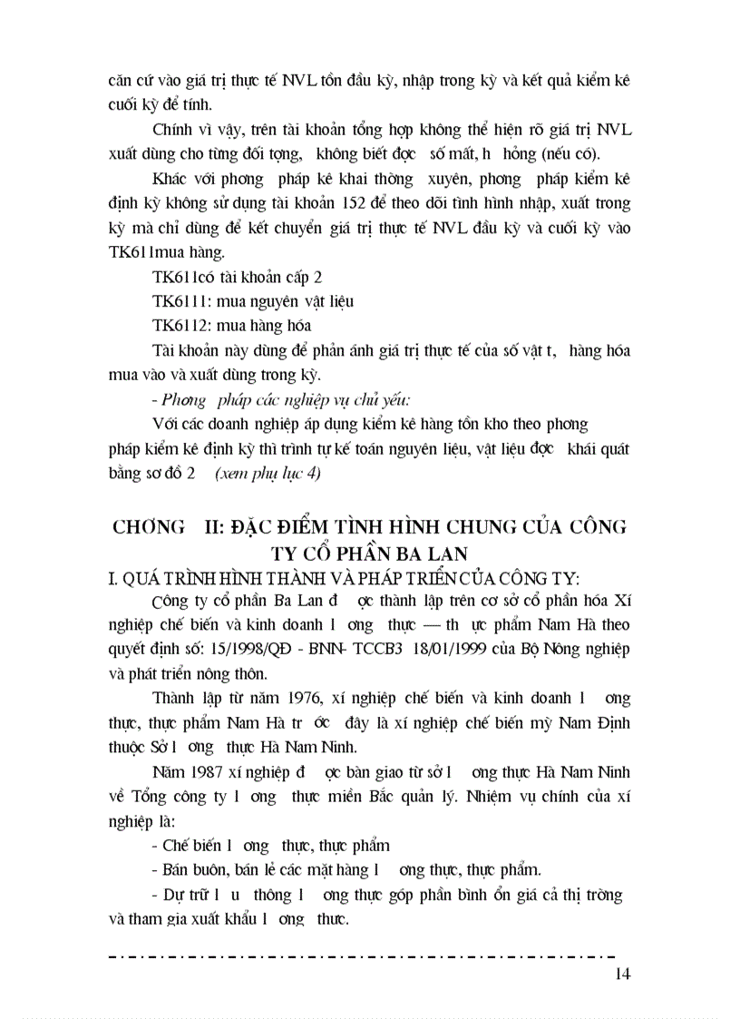 image for page Một số ý kiến đề xuất nhằm hoàn thiện công tác kế toán nguyên vật liệu tại công ty cổ phần Ba Lan Nam Định