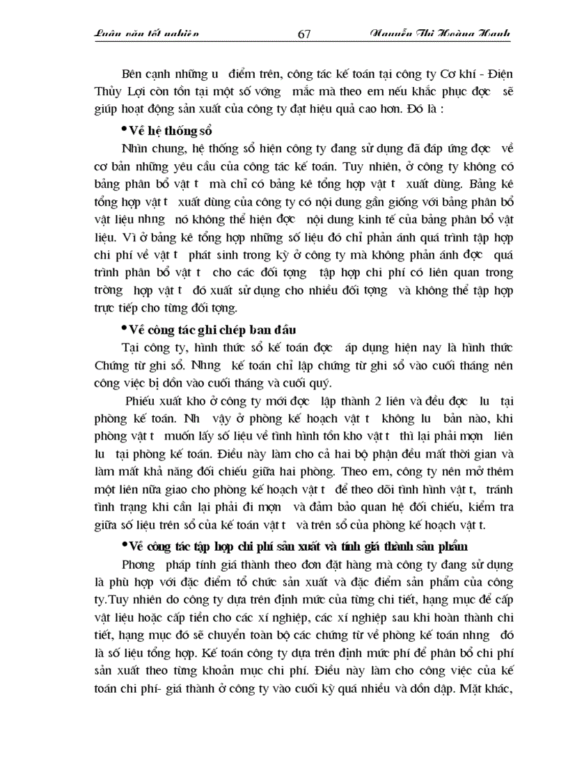 image for page Biện pháp nhằm hoàn thiện công tác kế toán chi phí sản xuất và tính giá thành sản phẩm tại công ty Cơ khí Điện Thuỷ Lợi