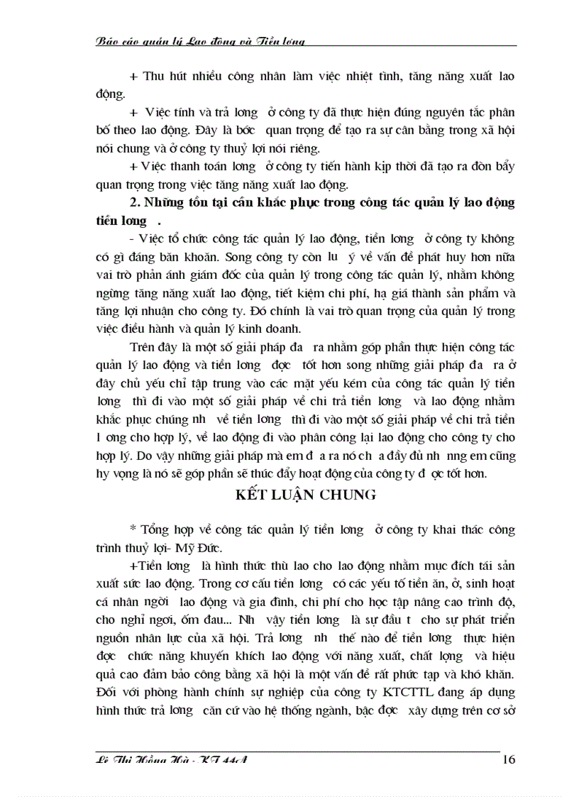image for page Tiền lương và các khoản trích theo lương tại công ty Khai thác công trình thuỷ lợi Mỹ Đức Hà Tây