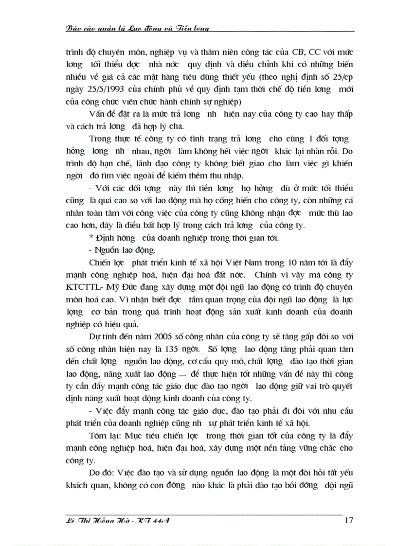 image for page Tiền lương và các khoản trích theo lương tại công ty Khai thác công trình thuỷ lợi Mỹ Đức Hà Tây