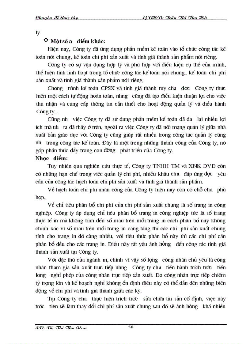 image for page Các giải pháp hoàn thiện công tác kế toán tập hợp chi phí sản xuất và tính giá thành sản phẩm ở Công ty TNHH TM