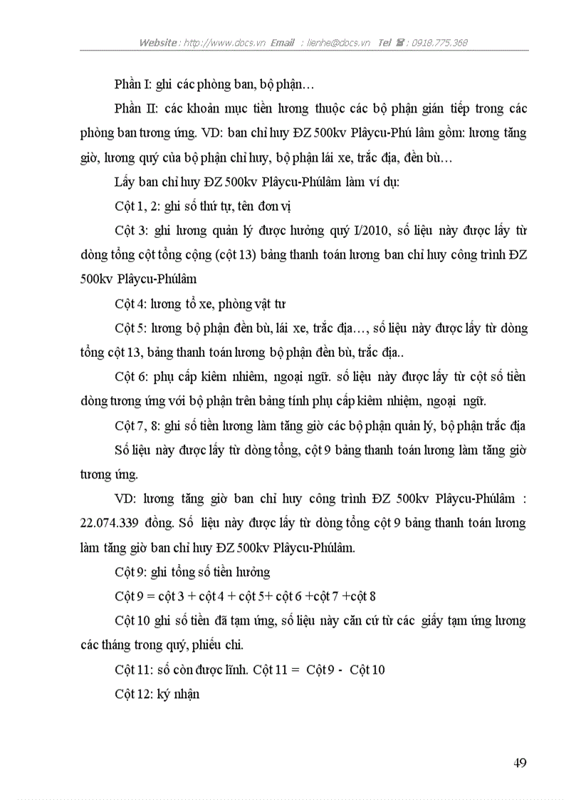 image for page Hạch toán tiền lương và các khoản trích theo lương tại Xí nghiệp Xây dựng 244