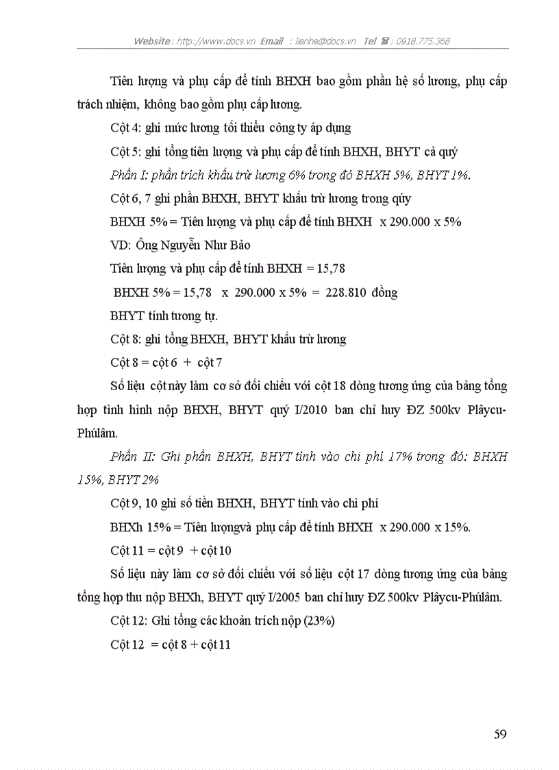 image for page Hạch toán tiền lương và các khoản trích theo lương tại Xí nghiệp Xây dựng 244