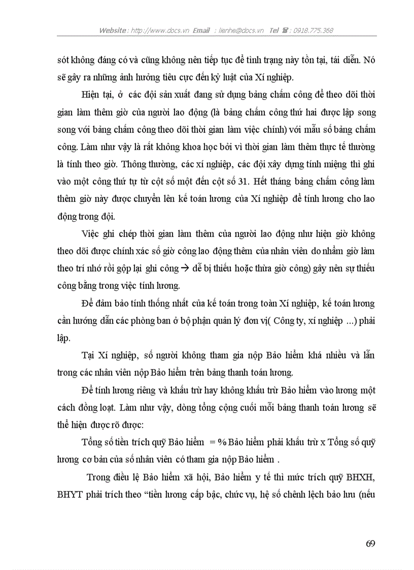 image for page Hạch toán tiền lương và các khoản trích theo lương tại Xí nghiệp Xây dựng 244