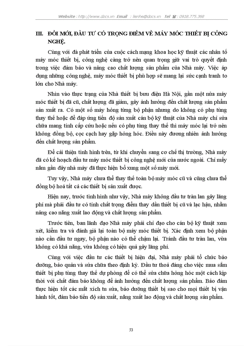 image for page Một số giải pháp nhằm nâng cao chất lượng sản phẩm ở Nhà máy thiết bị bưu điện