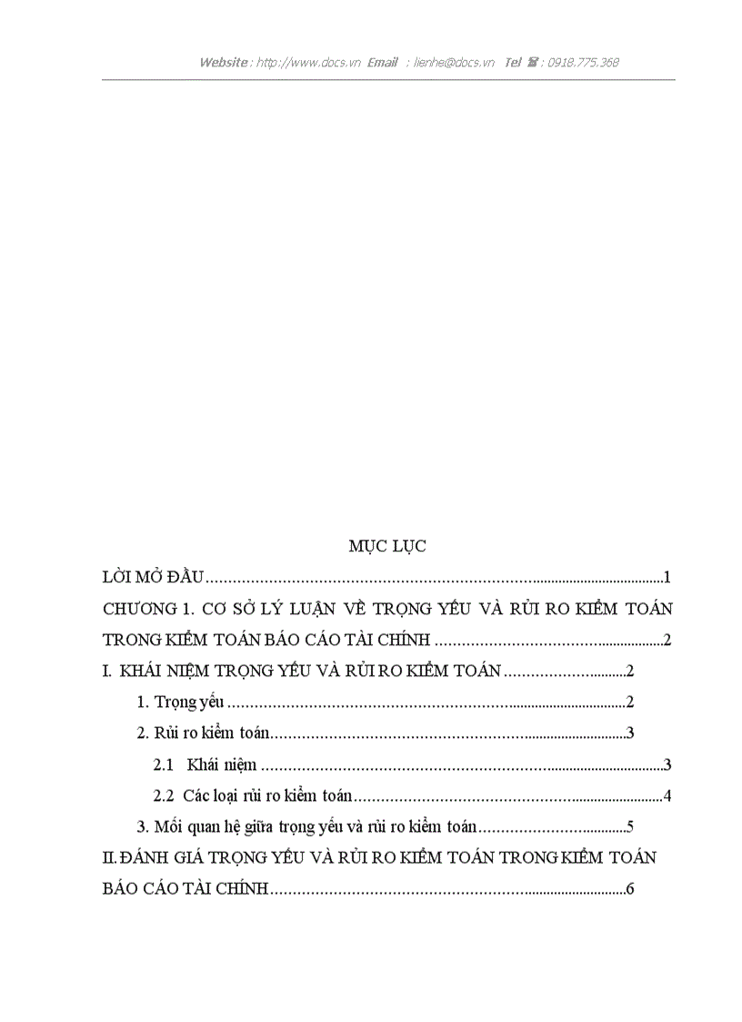image for page Quy trình đánh giá trọng yếu và rủi ro kiểm toán trong kiểm toán Báo cáo tài chính tại Công ty TNHH Deloitte Việt Nam