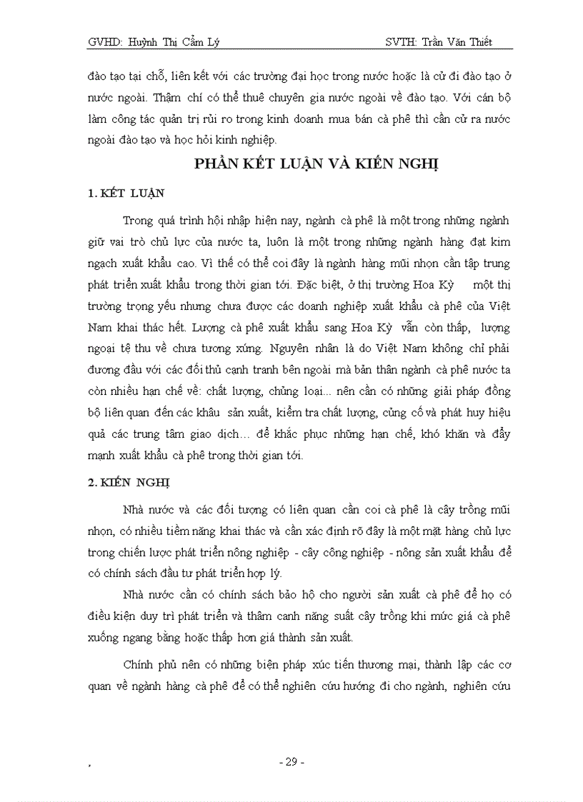 image for page Phân tích tình hình xuất khẩu cà phê của Việt Nam sang thị trường Hoa Kỳ