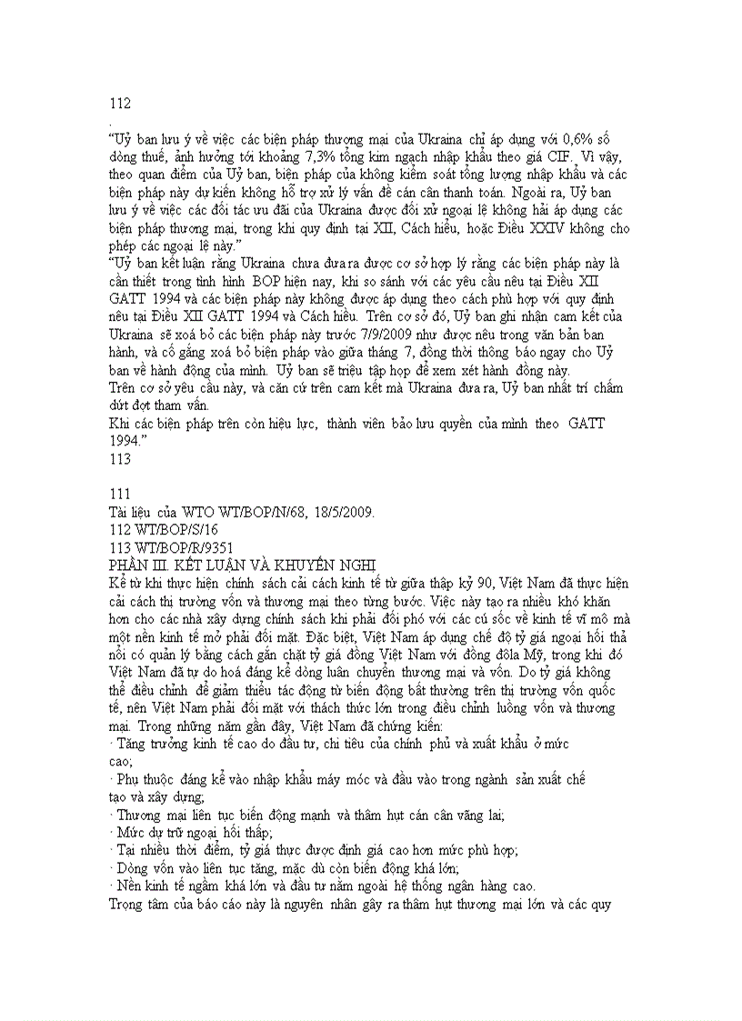 image for page Phân tích thâm hụt thương mại của việt nam và các điều khoản về cán cân thanh toán của wto