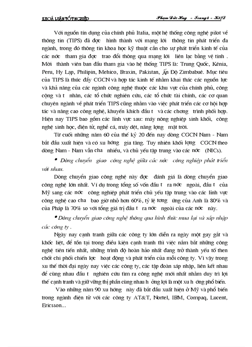 image for page Chuyển giao công nghệ