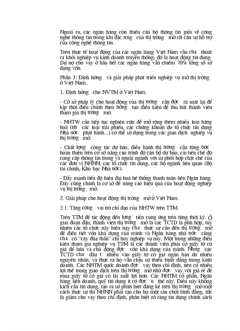 image for page Lý thuyết chung về thị trường mở