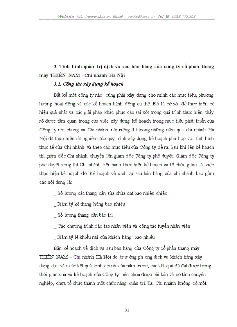 image for page Một số giải pháp nhằm nâng cao chất lượng dịch vụ sau bán hàng tại công ty cổ phần thang máy Thiên Nam Chi nhánh Hà Nội