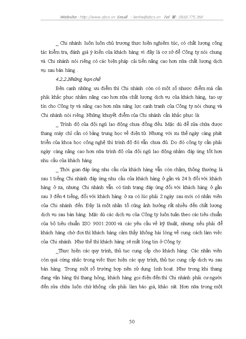 image for page Một số giải pháp nhằm nâng cao chất lượng dịch vụ sau bán hàng tại công ty cổ phần thang máy Thiên Nam Chi nhánh Hà Nội