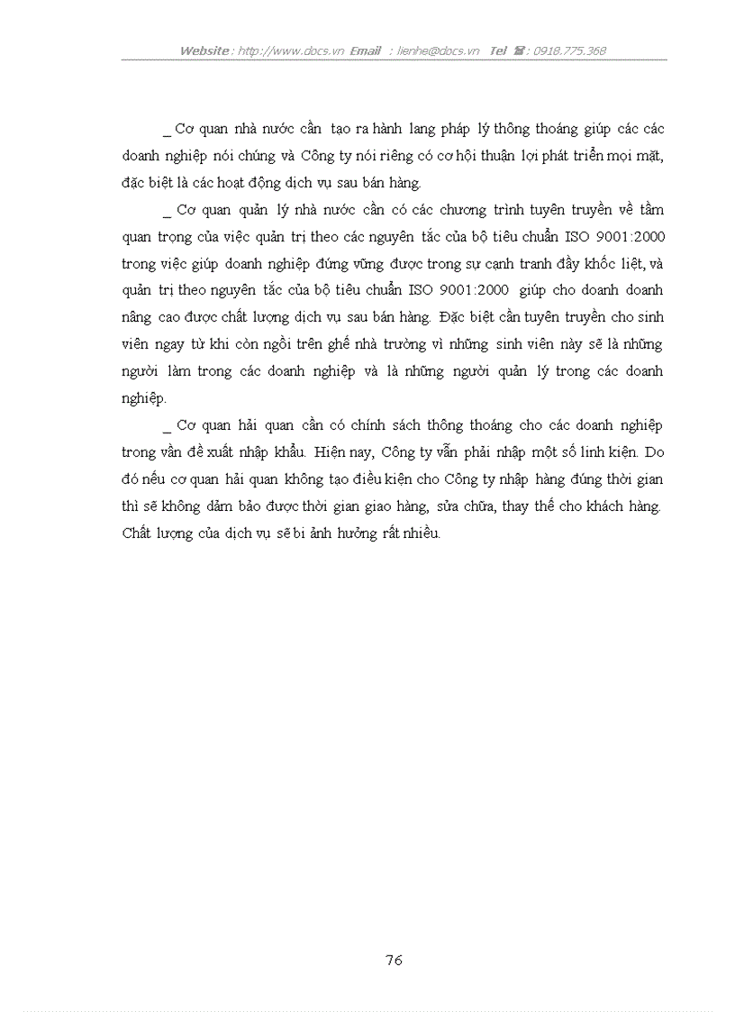 image for page Một số giải pháp nhằm nâng cao chất lượng dịch vụ sau bán hàng tại công ty cổ phần thang máy Thiên Nam Chi nhánh Hà Nội