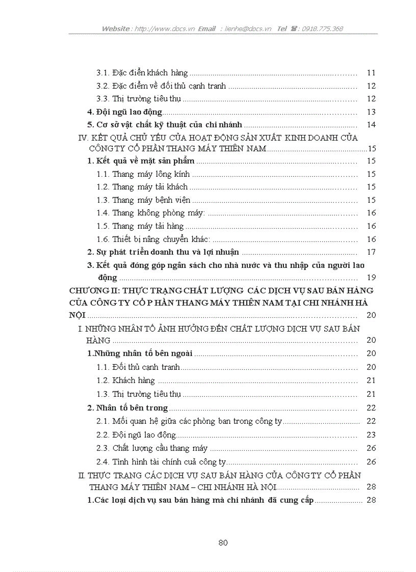 image for page Một số giải pháp nhằm nâng cao chất lượng dịch vụ sau bán hàng tại công ty cổ phần thang máy Thiên Nam Chi nhánh Hà Nội