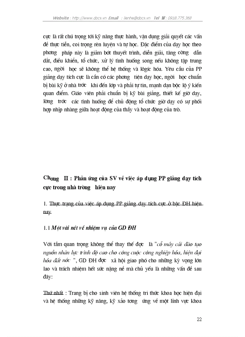image for page Phản ứng của sinh viên trường ĐH KHXH NV đối với việc áp dụng phương pháp giảng dạy tích cực trong nhà trường hiện nay