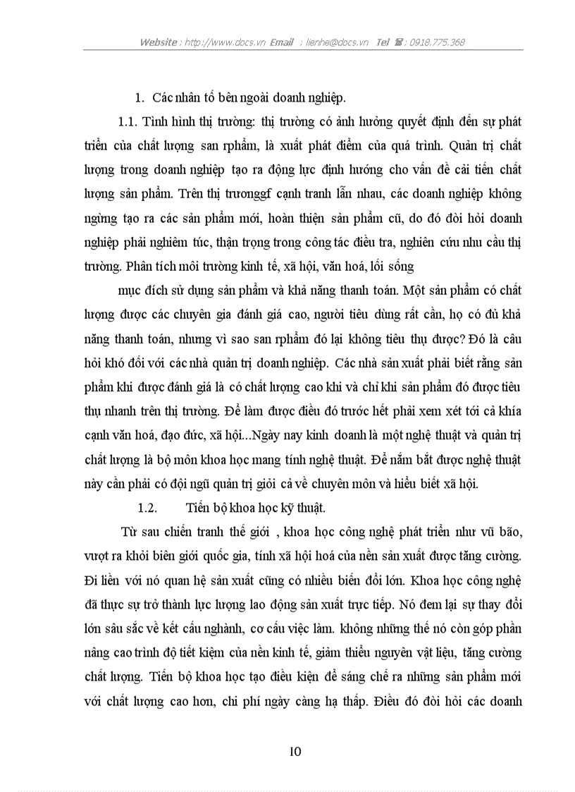 image for page Một số biện hoàn thiện Quản lý chất lượng ở công ty xà phòng Hà Nộ