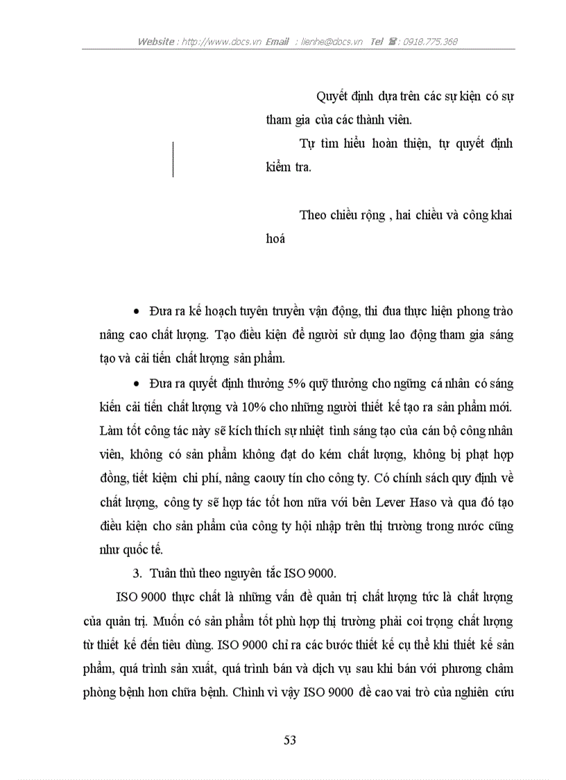 image for page Một số biện hoàn thiện Quản lý chất lượng ở công ty xà phòng Hà Nộ