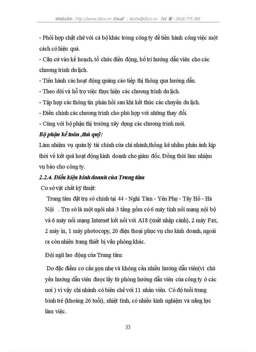 image for page Thực trạng và một số biện pháp nhằm hoàn thiện chính sách Marketing Mĩ của công ty Du Lịch Newstar