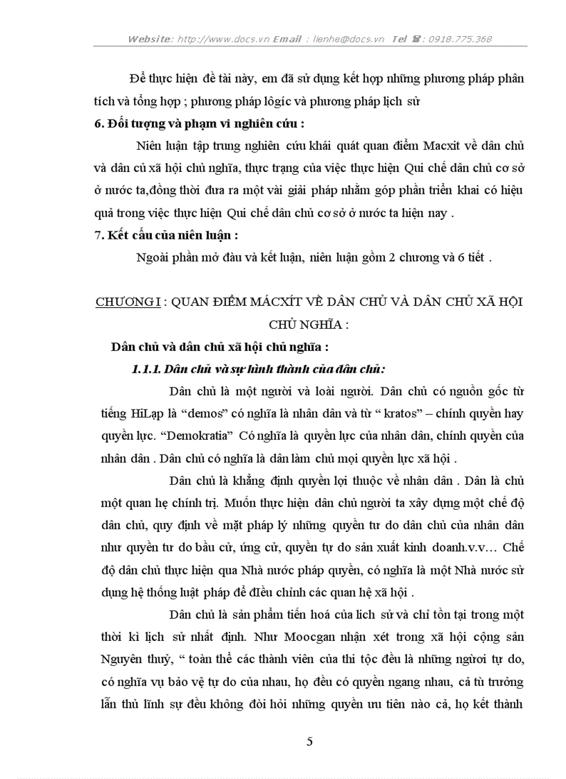 image for page Quan niệm mác xít về dân chủ và việc thực hiện quy chế dân chủ cấp cơ sở ở nước ta hiện nay