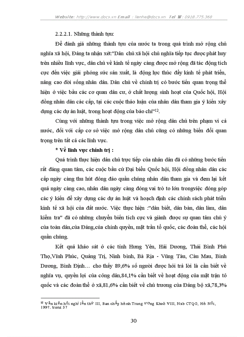 image for page Quan niệm mác xít về dân chủ và việc thực hiện quy chế dân chủ cấp cơ sở ở nước ta hiện nay