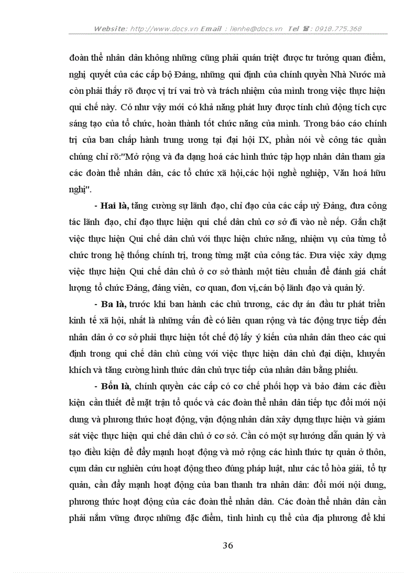 image for page Quan niệm mác xít về dân chủ và việc thực hiện quy chế dân chủ cấp cơ sở ở nước ta hiện nay