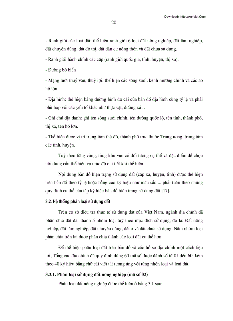image for page Ứng dụng hệ thông tin địa lý trong thành lập bản đồ hiện trạng sử dụng đất 79trang