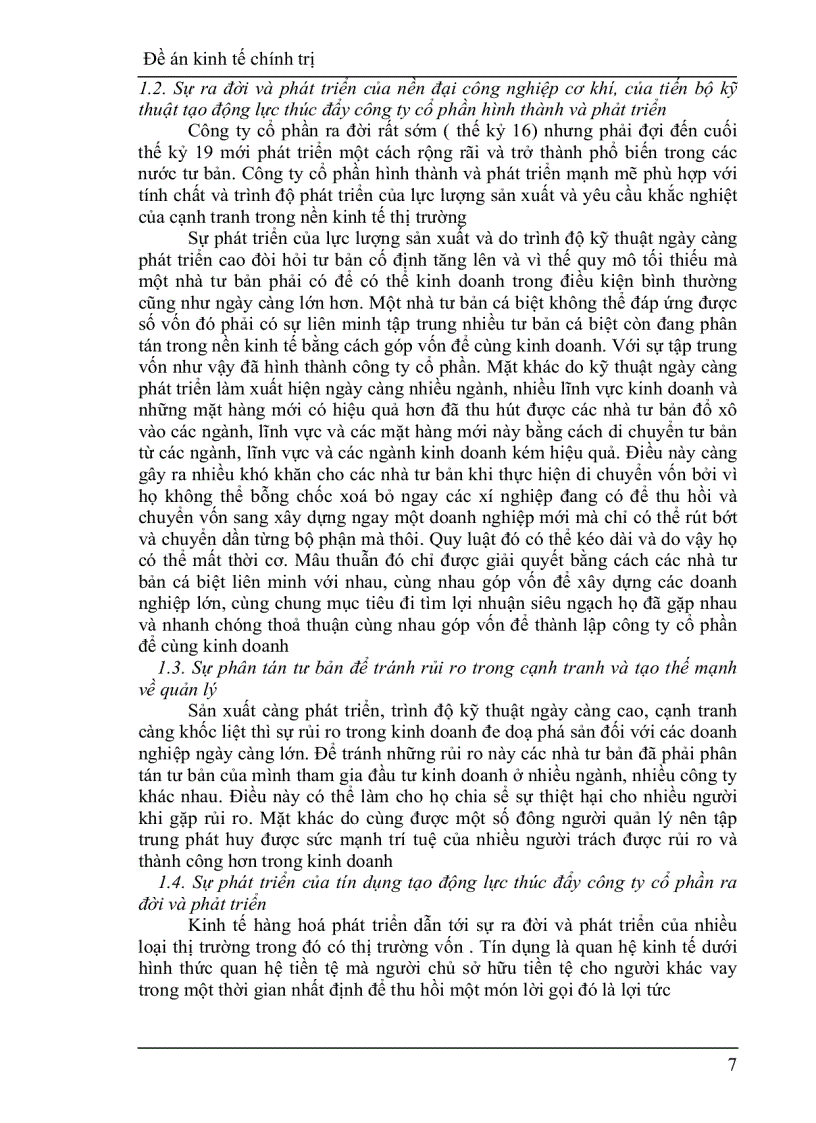 image for page Công ty cổ phần và vai trò của nó trong phát triển kinh tế ở nước ta hiện nay