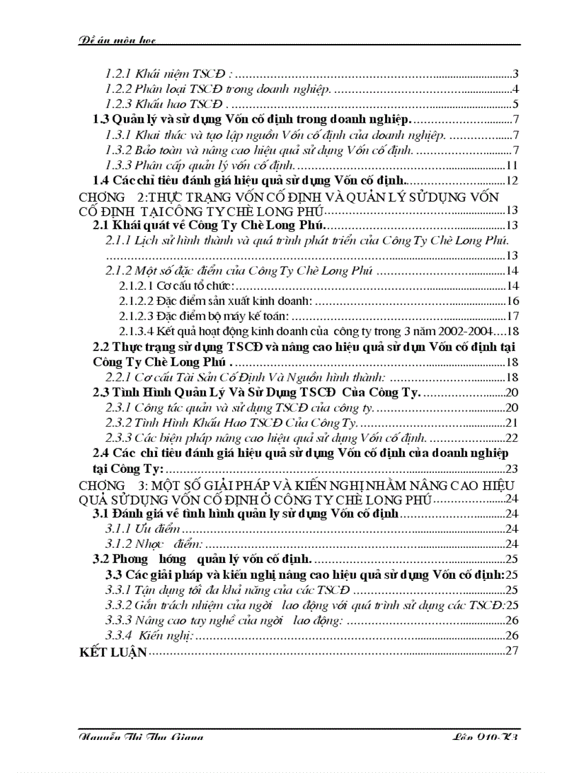 image for page Một số giải pháp và kiến nghị nhằm nâng cao hiệu quả sử dụng vốn cố định ở Công Ty Chè Long Phú