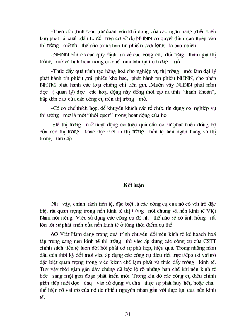 image for page Chính sách tiền tệ trong nền kinh tế thị trường