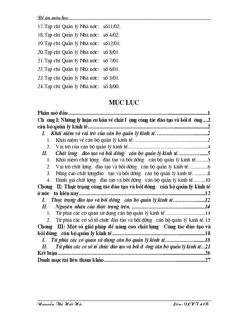 image for page Nâng cao chất lượng đào tạo và bồi dưỡng cán bộ quản lý kinh tế ở nước ta hiện nay