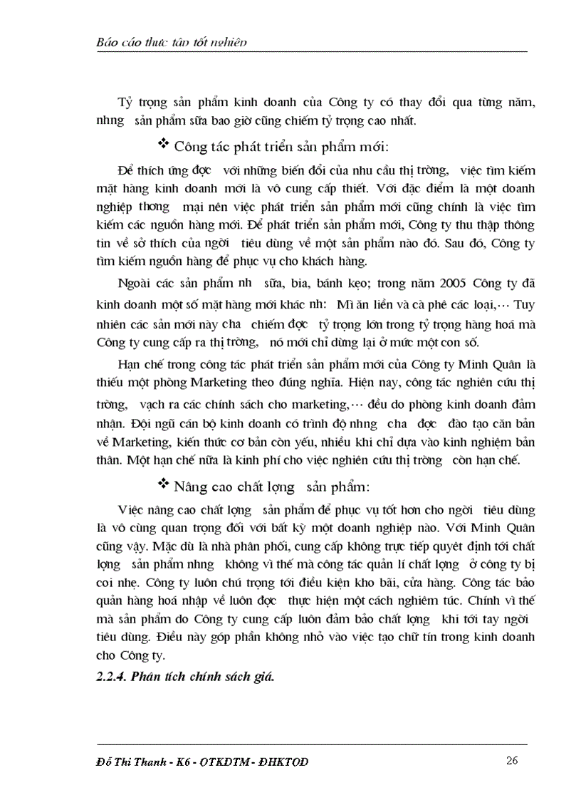 image for page Marketing ứng dụng trong hoạt động kinh doanh và giới thiệu khái quát về Công ty tnhh công nghệ phẩm Minh Quân