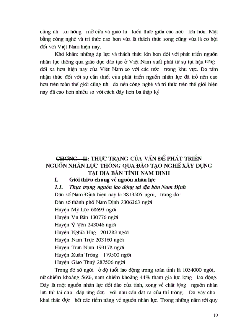 image for page Khái quát chung về tình hình phát triển nguồn nhân lực thông qua giáo dục và đào tạo ở Việt Nam