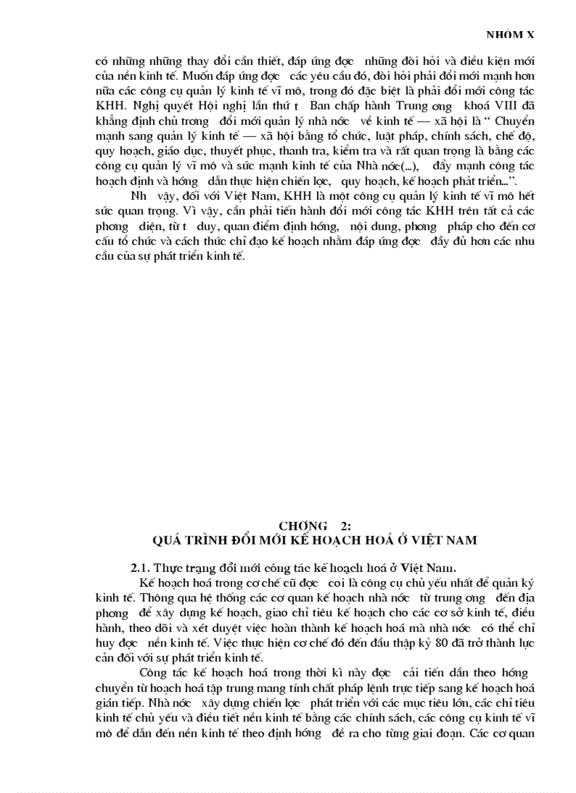 image for page Những đổi mới trong công tác KHH ở Việt Nam và những phương hướng tiếp tục đổi mới công tác KHH ở Việt Nam
