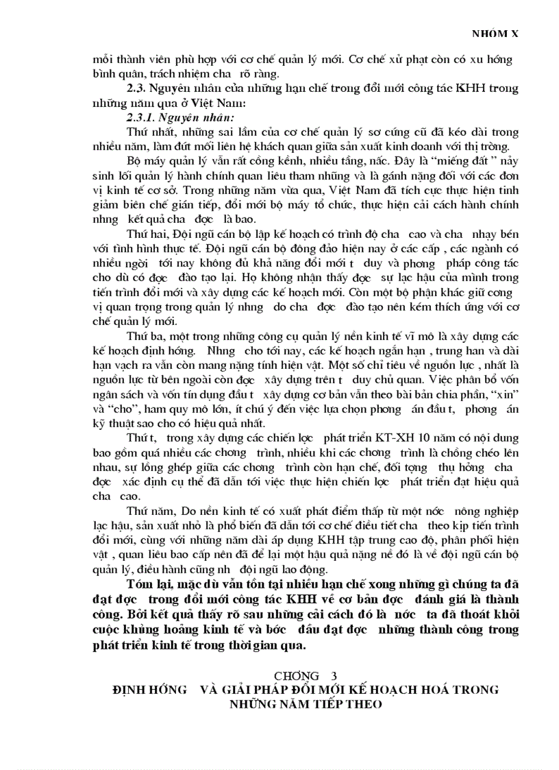 image for page Những đổi mới trong công tác KHH ở Việt Nam và những phương hướng tiếp tục đổi mới công tác KHH ở Việt Nam