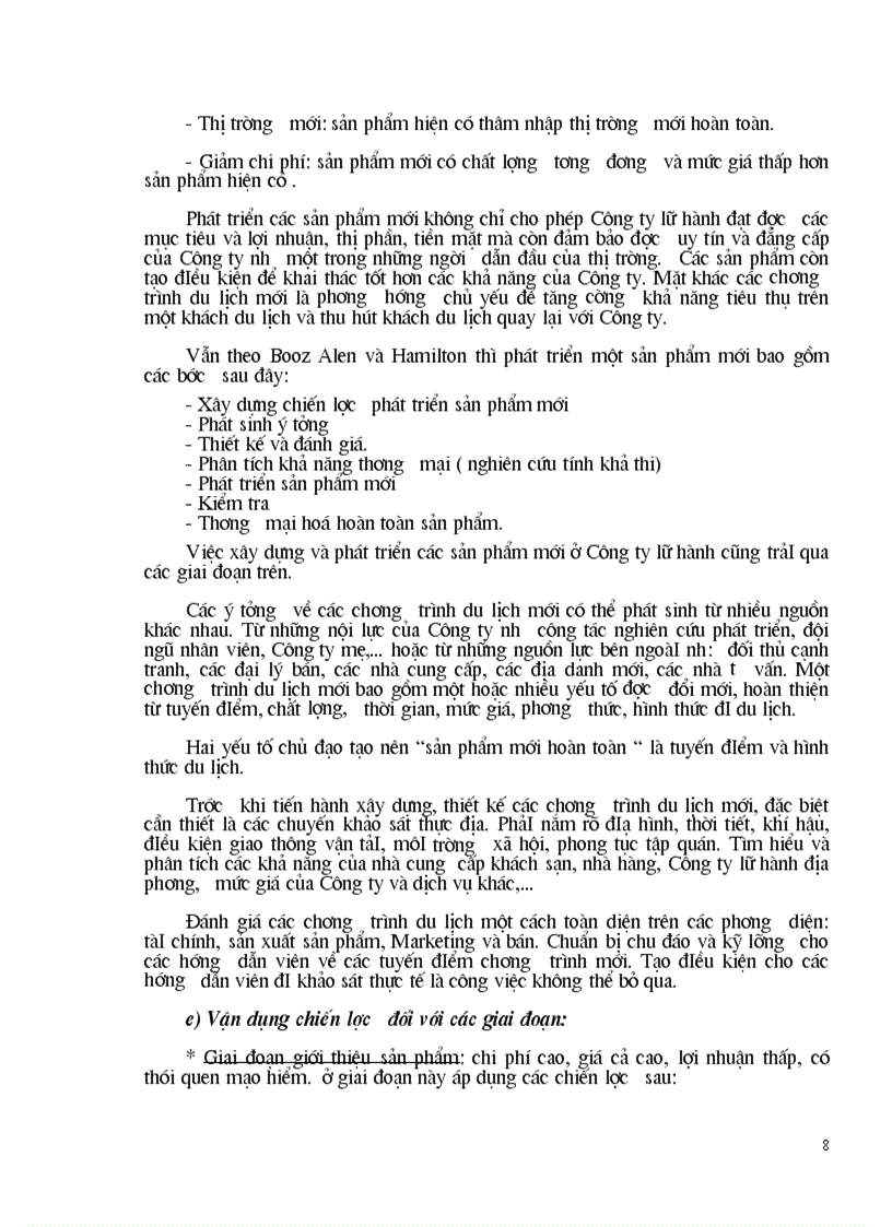 image for page Vận dụng các chính sách Marketing mix tại Trung tâm Du lịch Hà Nội