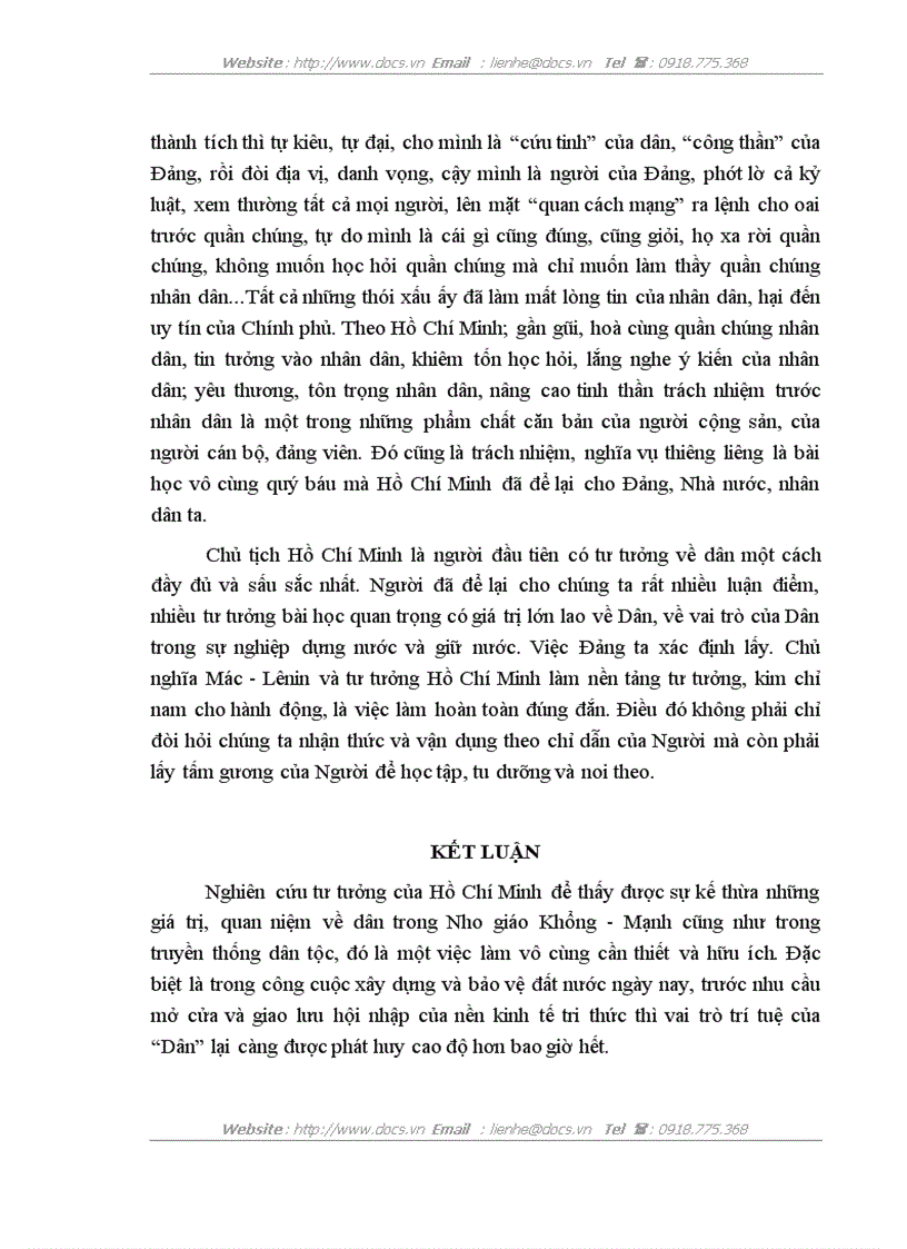 image for page Sự kế thừa quan niệm về dân của Nho giáo trong tư tưởng Hồ Chí Minh