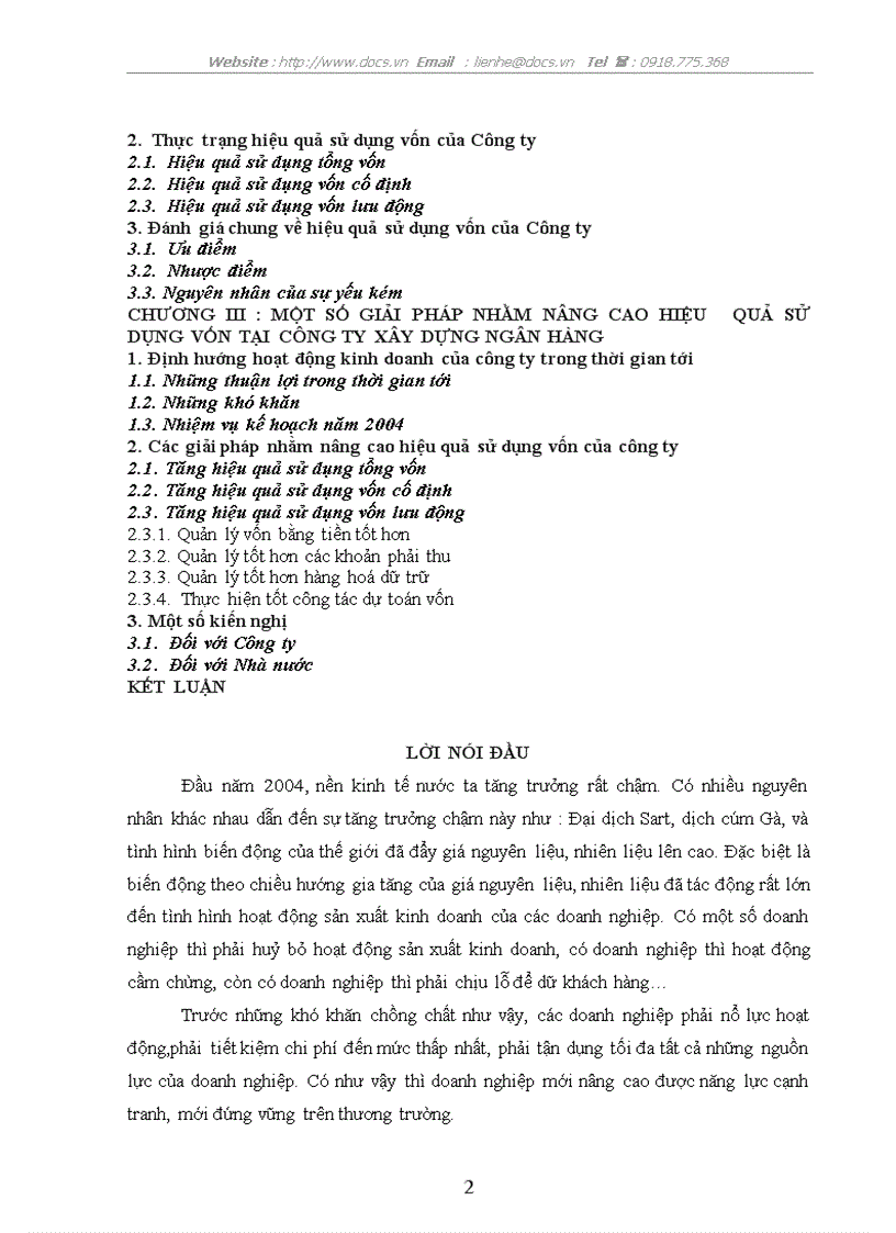 image for page Nâng cao hiệu quả sử dụng vốn