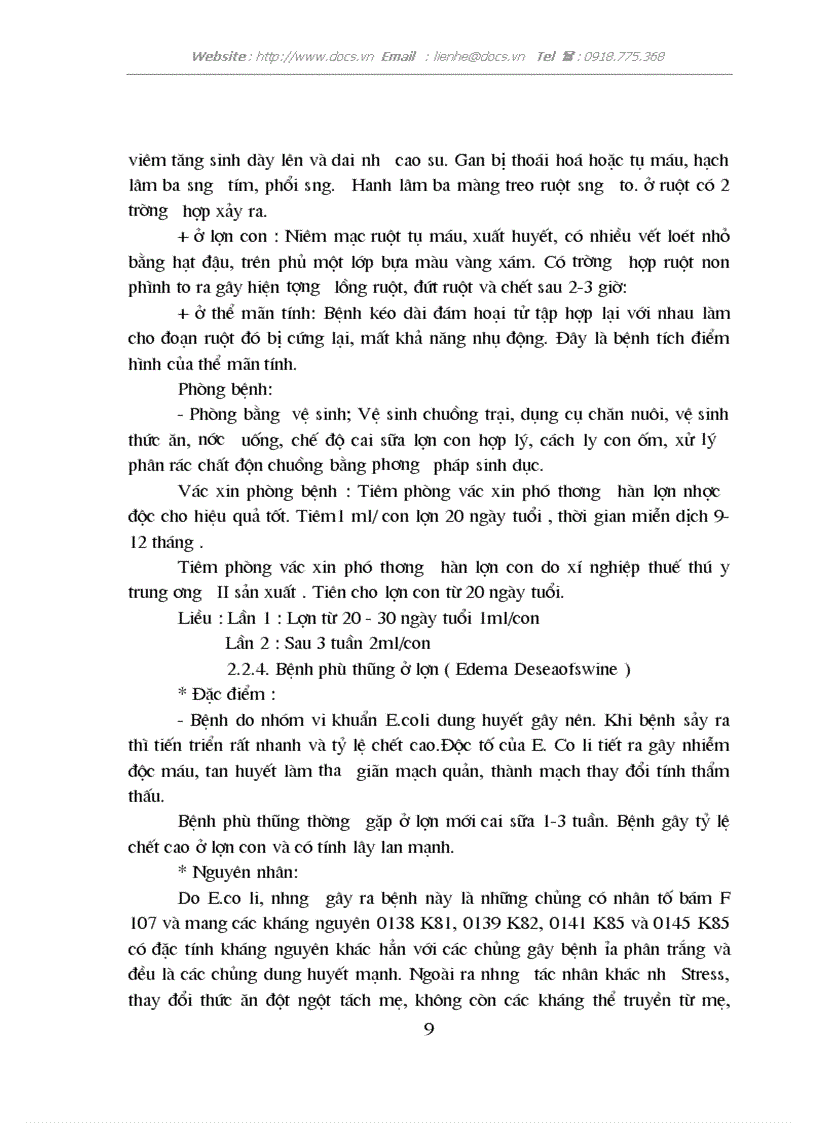 image for page Điều tra tình chăn nuôi thú y tình hình dịch bệnh và biện pháp phòng trị bệnh ở đàn lợn tại Xã Phúc Thịnh Huyện Chiêm Hoá Tỉnh Tuyên Quang