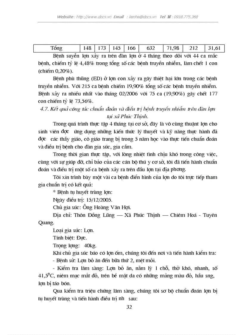 image for page Điều tra tình chăn nuôi thú y tình hình dịch bệnh và biện pháp phòng trị bệnh ở đàn lợn tại Xã Phúc Thịnh Huyện Chiêm Hoá Tỉnh Tuyên Quang