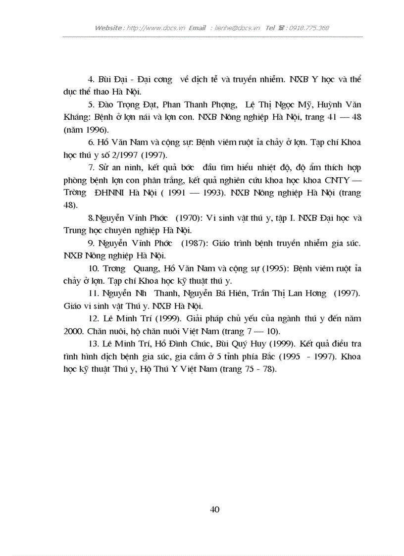 image for page Điều tra tình chăn nuôi thú y tình hình dịch bệnh và biện pháp phòng trị bệnh ở đàn lợn tại Xã Phúc Thịnh Huyện Chiêm Hoá Tỉnh Tuyên Quang
