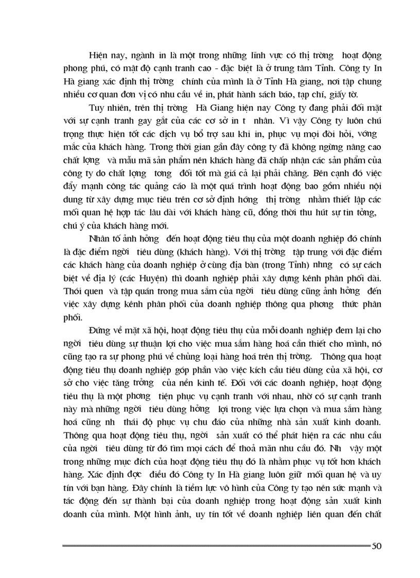 image for page Giải pháp đẩy mạnh tiêu thụ sản phẩm của Công ty In Hà giang