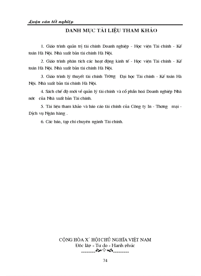 image for page Một số giải pháp nhằm tăng cường quản lý và nâng cao hiệu quả sử dụng VLĐ tại Công ty In Thương mại Dịch vụ Ngân hàng NN0 PTNT Việt Nam