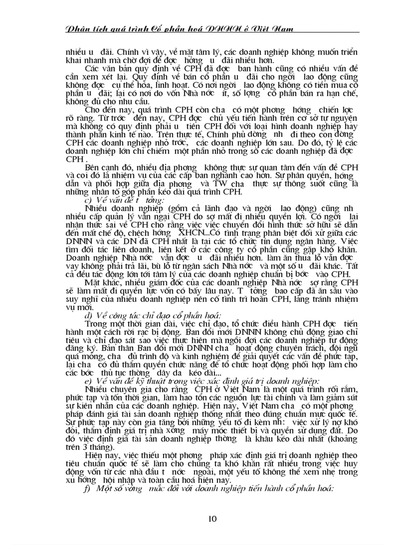 image for page Thực trạng cổ phần hoá Những kết quả tích cực và những khó khăn cần tháo gỡ