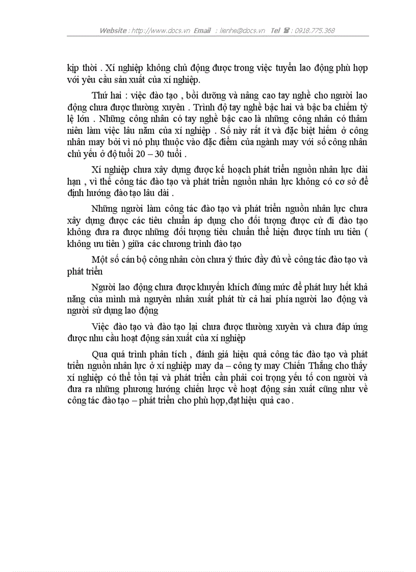 image for page Một số biện pháp nâng cao hiệu quả công tác đào tạo và phát triển nguồn nhân lực ở xí nghiệp may da công ty may chiến thắng