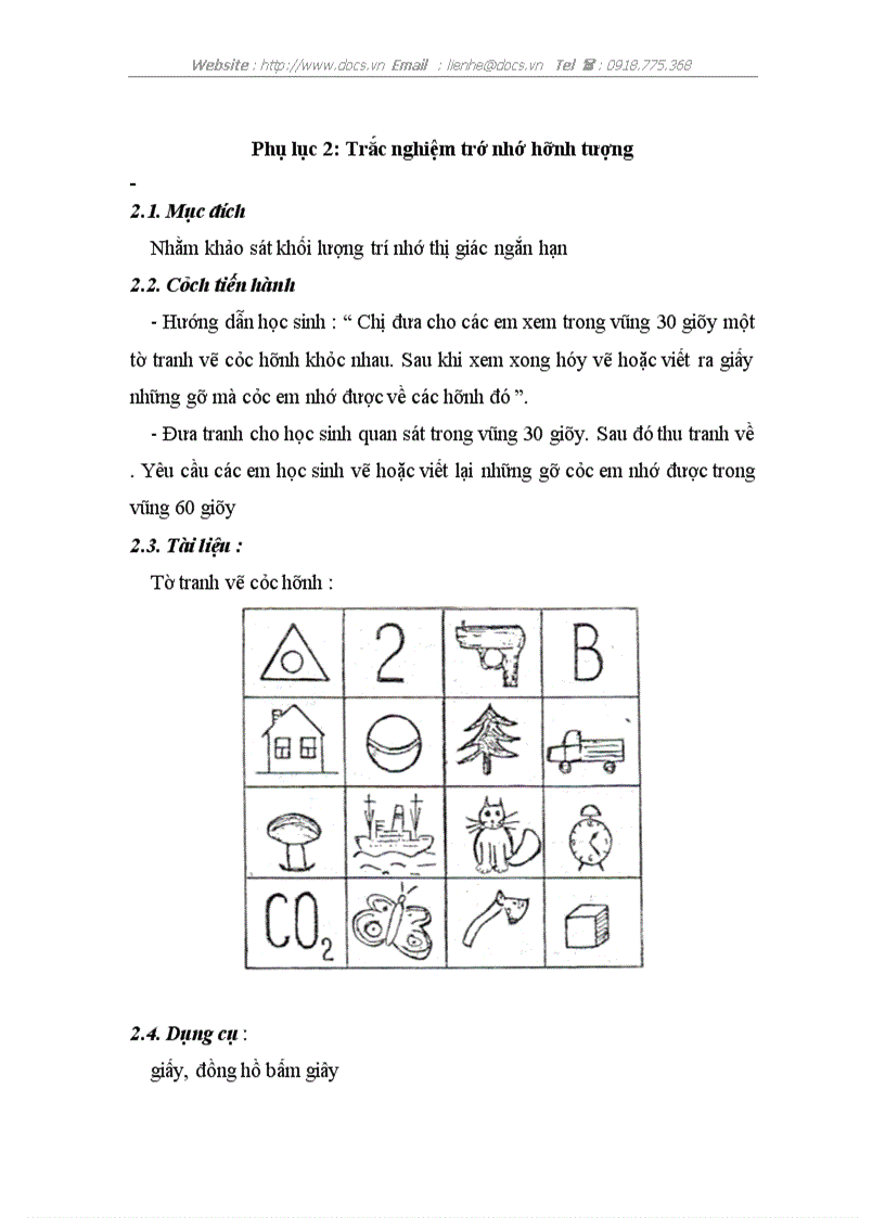 image for page Trí nhớ thị giác thính giác ngắn hạn của học sinh trung học cơ sở