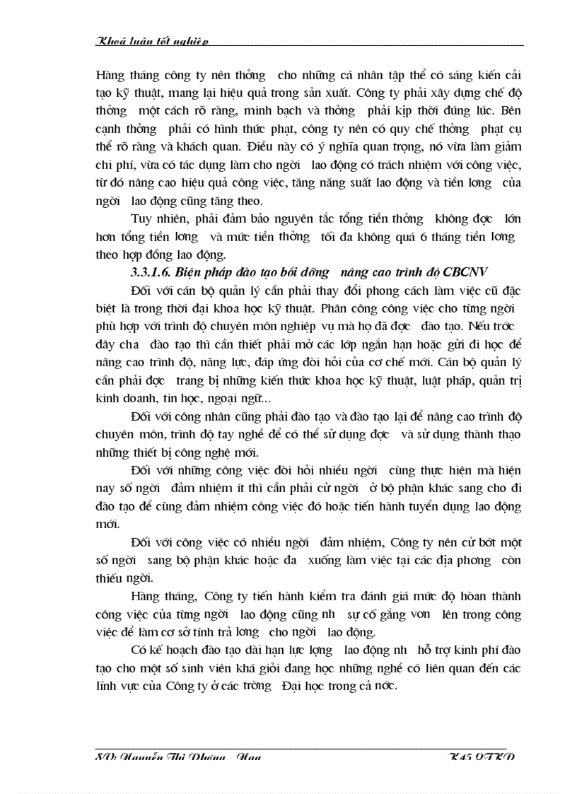 image for page Phương hướng và giải pháp nhằm hoàn thiện công tác quản lý tiền lương và tiền công tại Công ty KTCT thuỷ lợi La Khê