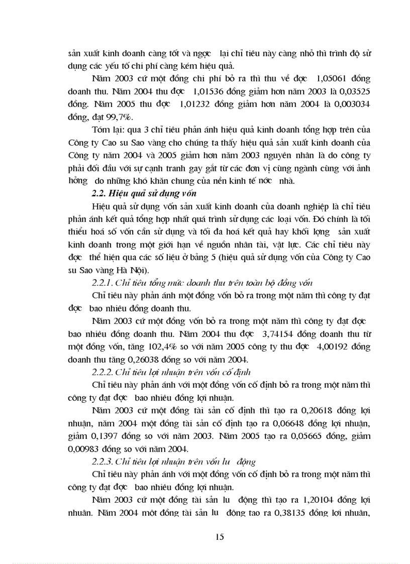 image for page Một số giải pháp nhằm nâng cao hiệu quả sản xuất kinh doanh của Công ty Cao su Sao vàng Hà Nội