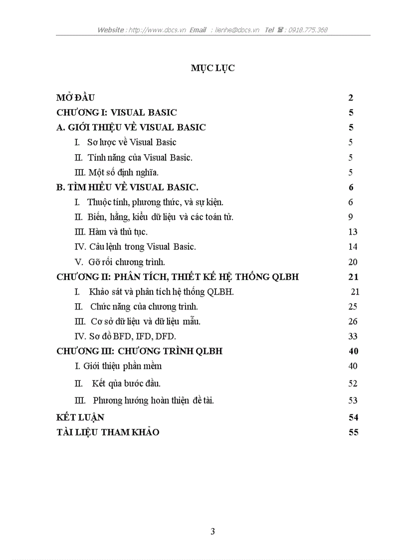 Phân tích thiết kế hệ thống qlbh dựa vào phần mềm visual basic