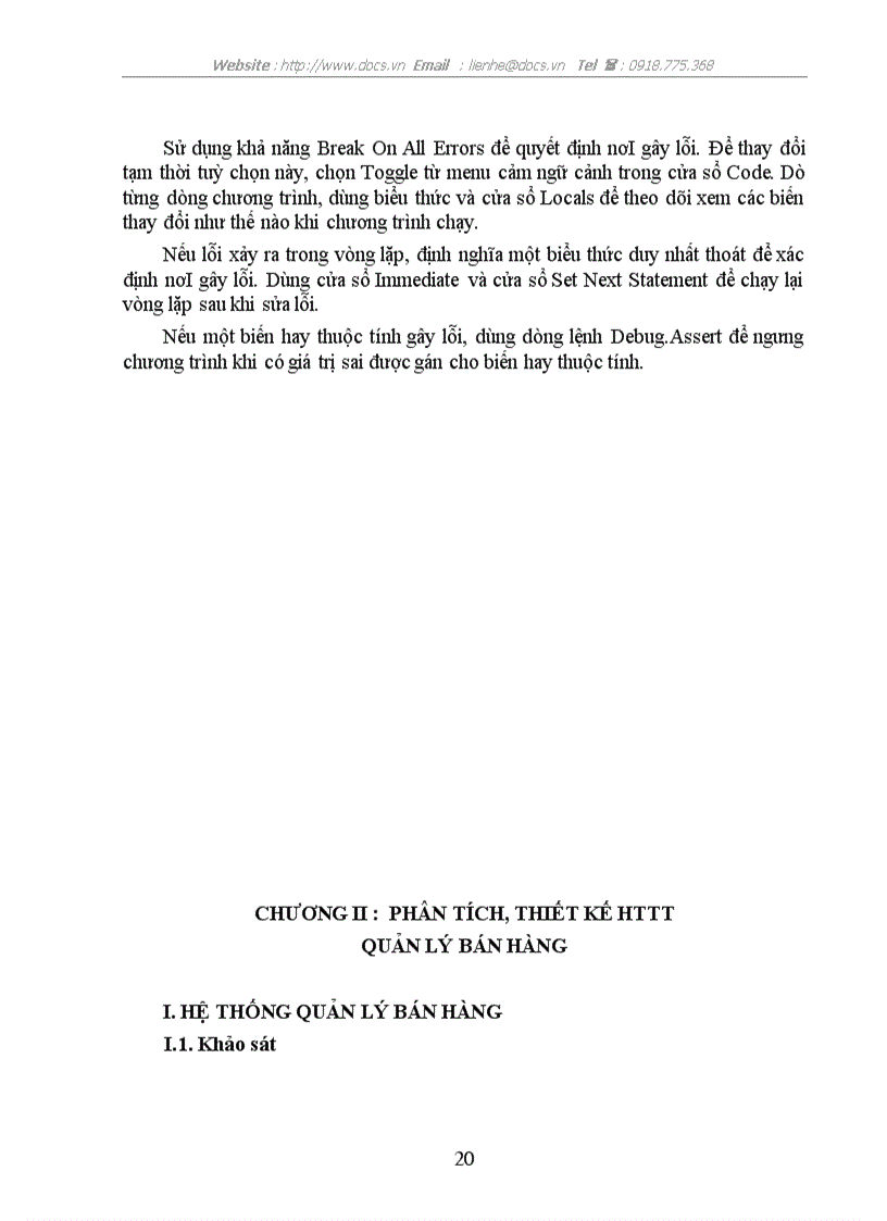 image for page Phân tích thiết kế hệ thống qlbh dựa vào phần mềm visual basic