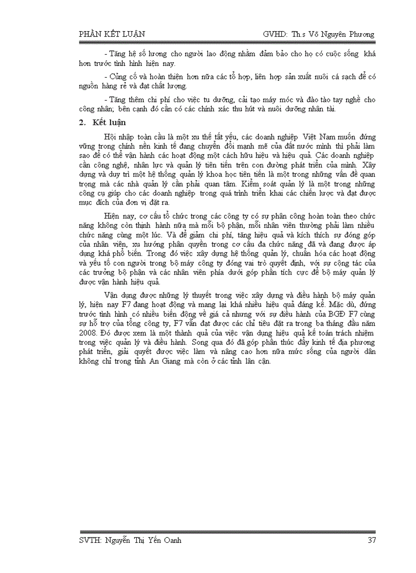 image for page Hoàn thiện hệ thống báo cáo kế toán trách nhiệm cho Xí nghiệp 7 trực thuộc Công ty Agifish